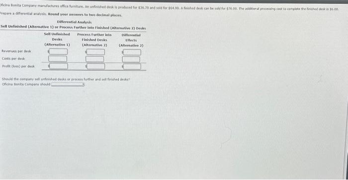 Solved reoare a offerential analyals. Roend vour answers to | Chegg.com