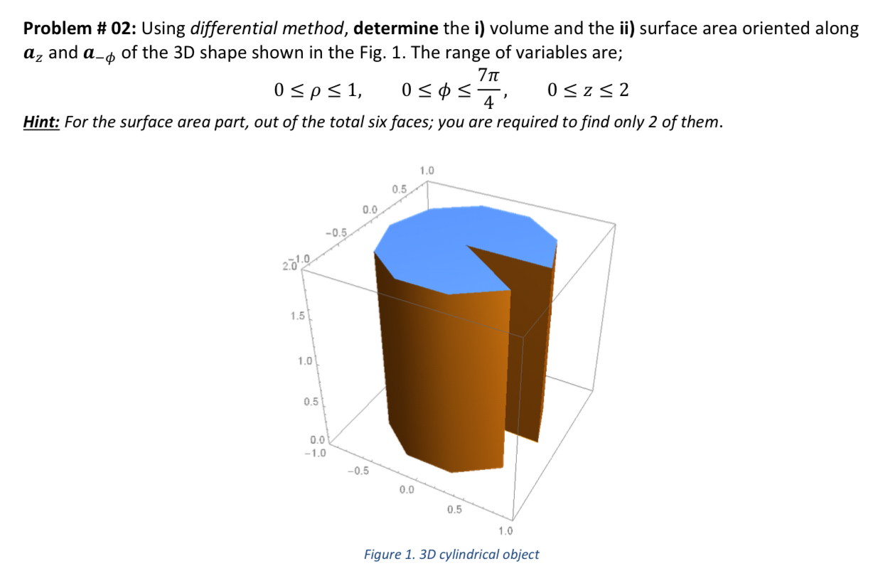 Problem # 02: Using differential method, determine | Chegg.com