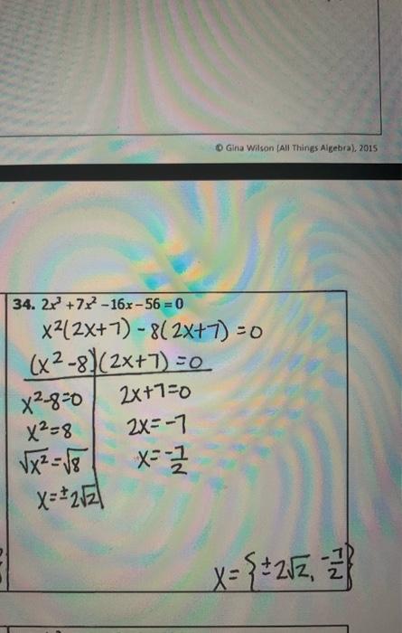 12 Solve By Factoring 3x3 4x2 12x 16 Wo Gina Chegg Com