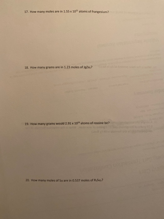 Solved if you could check my answers and fill in ones i dont | Chegg.com