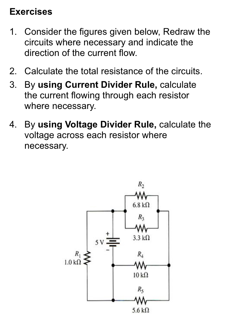 Solved ExercisesConsider The Figures Given Below, Redraw The | Chegg.com