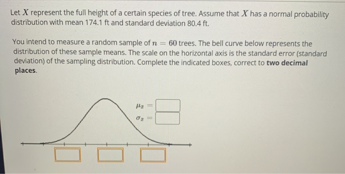 Solved Let X represent the full height of a certain species | Chegg.com