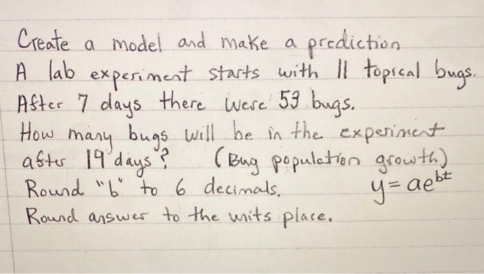 Solved Create a model and make a ap prediction A lab | Chegg.com