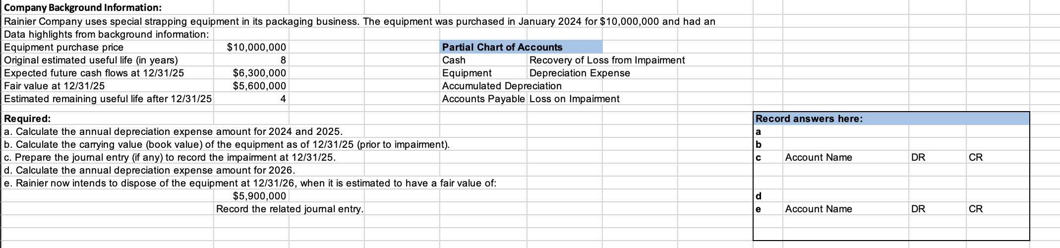 Solved Done in excel excell please, must see cell reference | Chegg.com