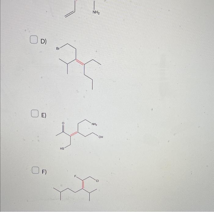 Solved Select all of the compounds below in which the | Chegg.com