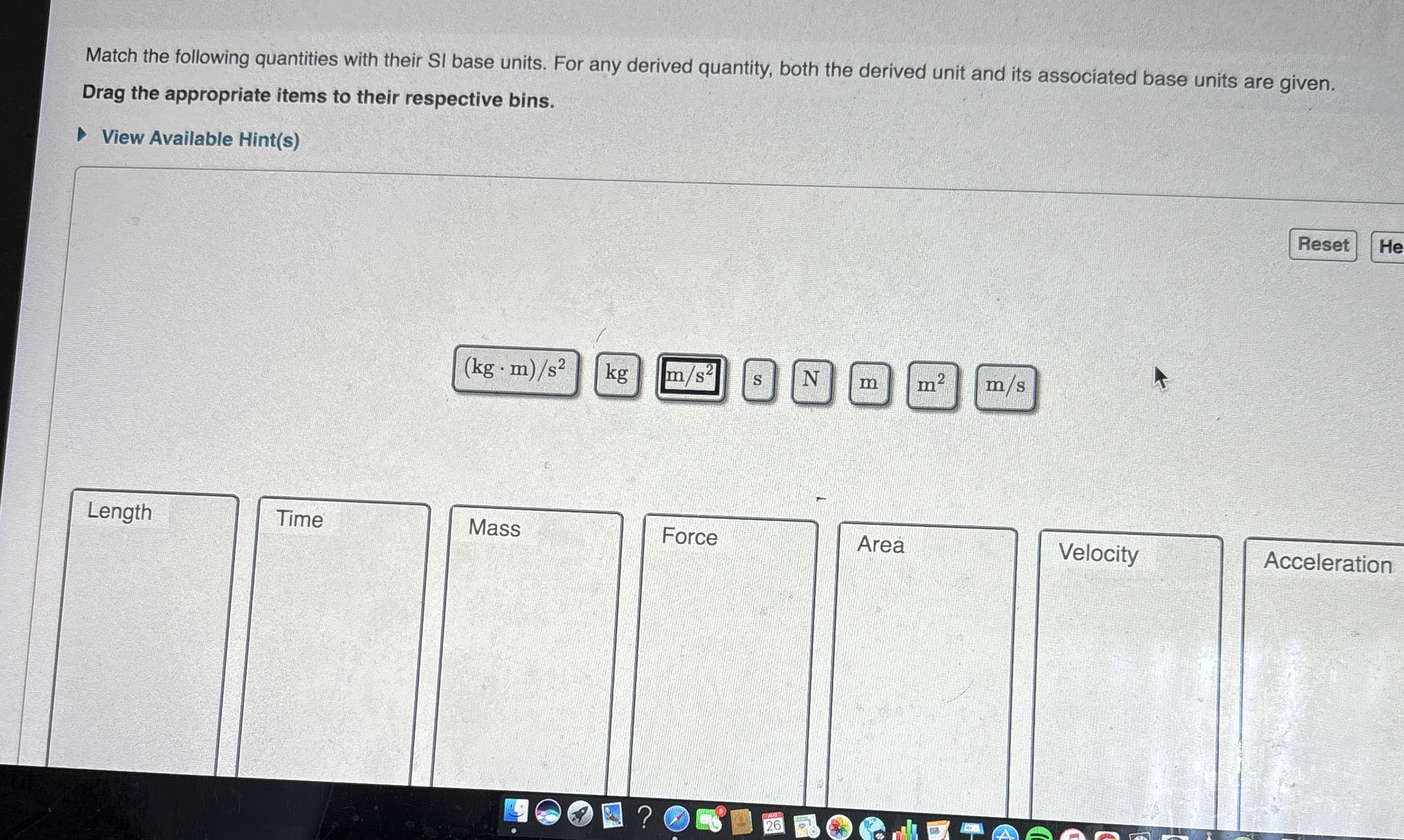 Solved Match the following quantities with their SI base | Chegg.com