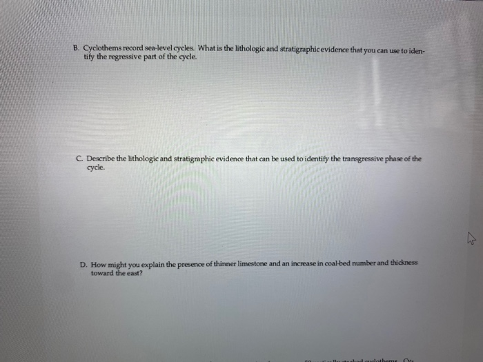 Solved 5. The following stratigraphic columns illustrate | Chegg.com