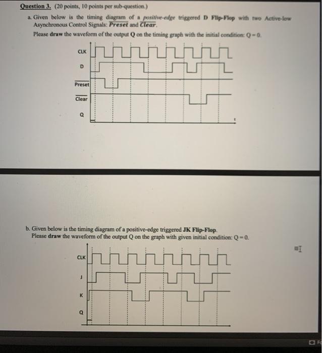 Solved Question 3. (20 points, 10 points per sub-question.) | Chegg.com
