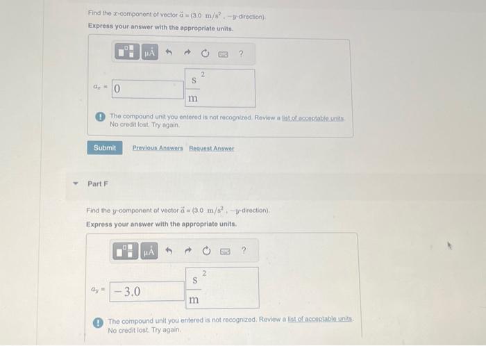 Solved pls help with both questions, I fixed the units and | Chegg.com