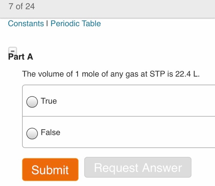 Solved 1 of 24 onstants 1 Periodic Table art A A tank