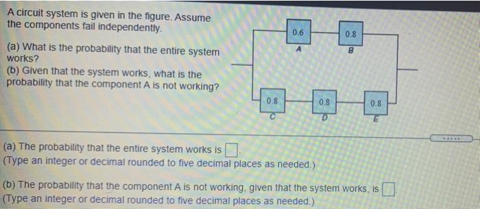 Solved A circuit system is given in the figure. Assume the | Chegg.com
