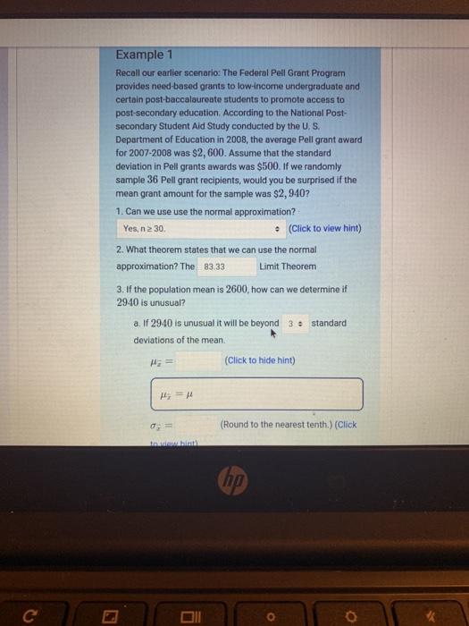 Solved Example 1 Recall our earlier scenario: The Federal | Chegg.com