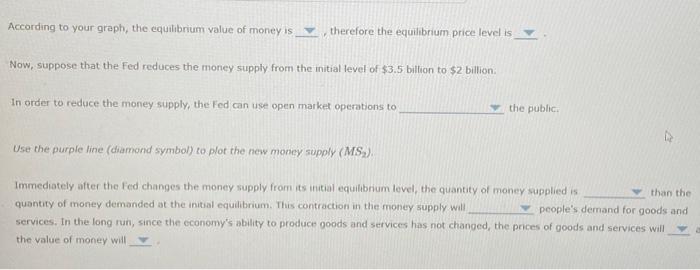 Solved 2. Money supply, money demand, and adjustment to | Chegg.com