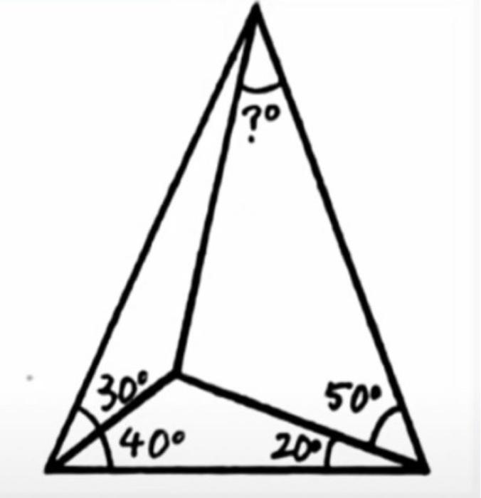 Solved Find The Missing Angle There Is No Additional | Chegg.com