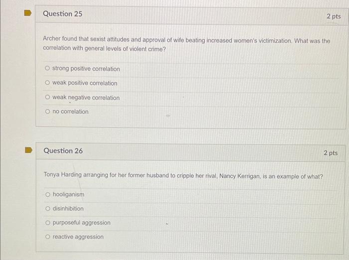 Solved Archer found that sexist attitudes and approval of | Chegg.com