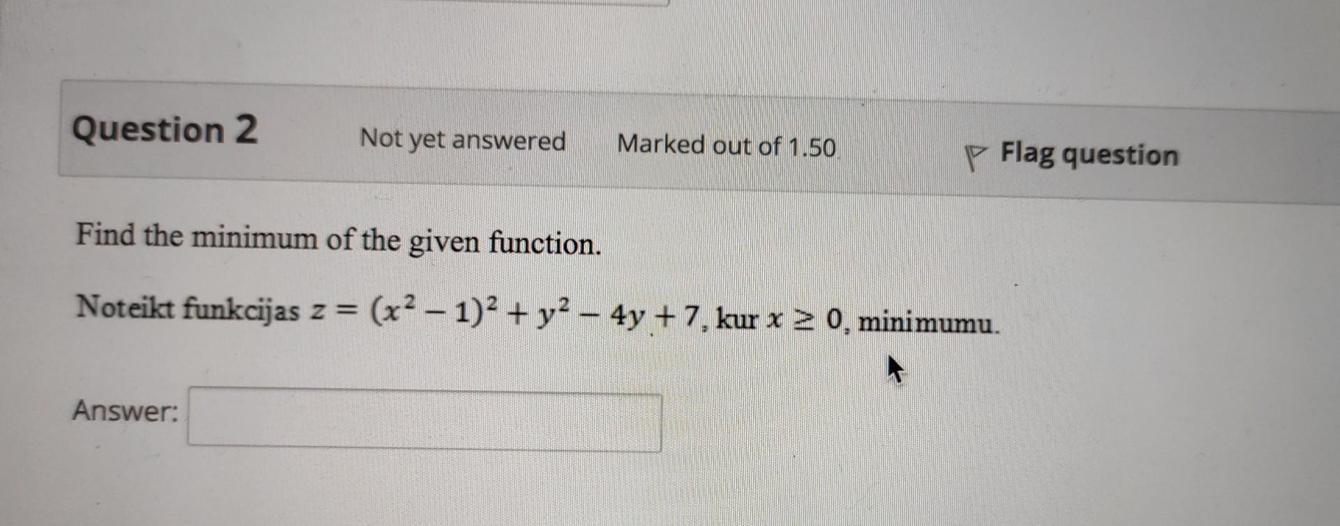 Solved extrema of a function of two variable. Translate from | Chegg.com