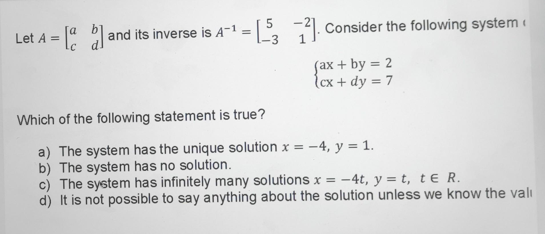 Solved = Let A = \ ] A B D. = _ [ 72). Consider The | Chegg.com