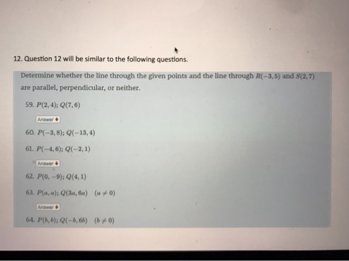 Solved 12. Question 12 will be similar to the following | Chegg.com