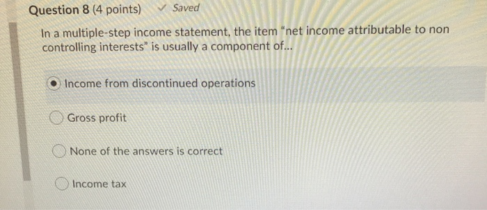 Solved Question 8 (4 points) Saved In a multiple-step | Chegg.com