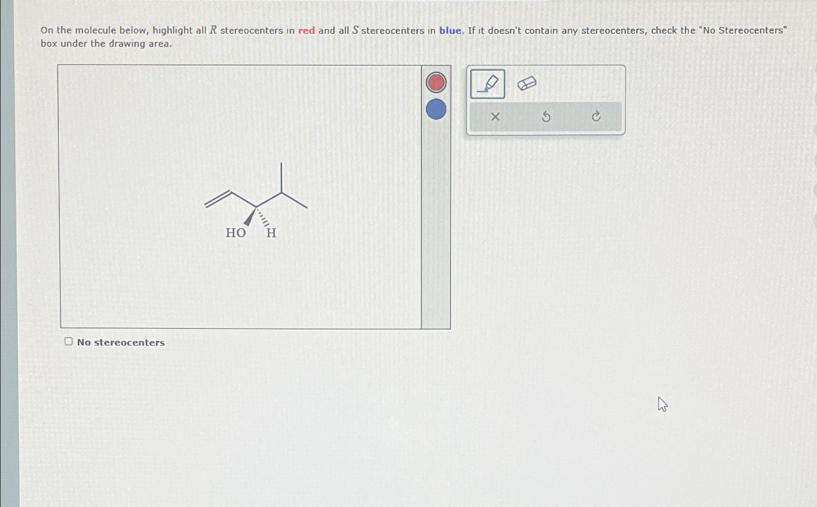Solved On the molecule below, highlight all R ﻿stereocenters | Chegg.com 
