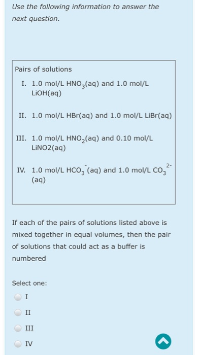 Solved Use the following information to answer the next | Chegg.com