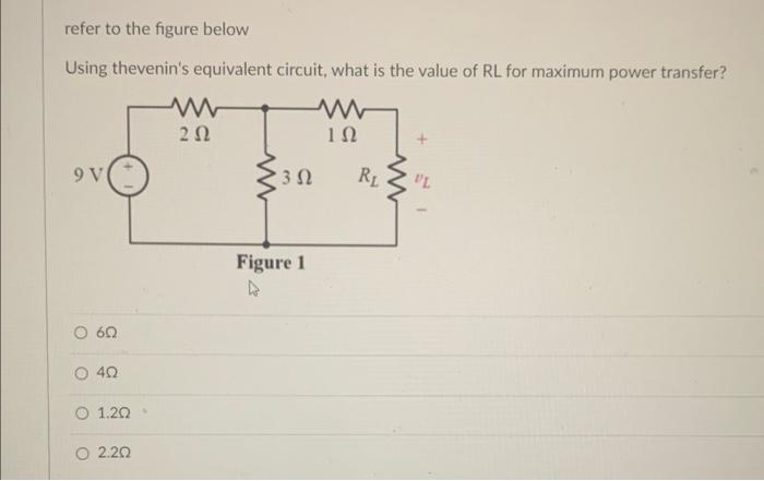 Solved refer to the figure below Using thevenin's equivalent | Chegg.com