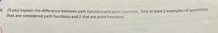 Solved 6. (5 pts) Explain the difference between path | Chegg.com
