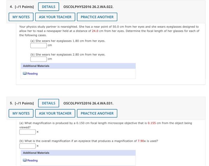 Solved 4 1 Points] Details Oscolphys2016 26 2 Wa 022 My