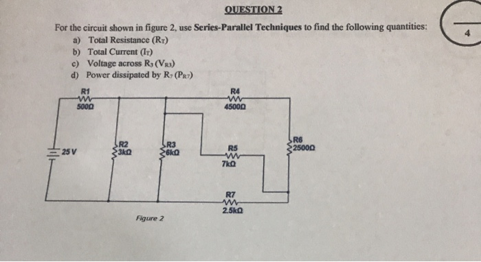 Solved QUESTION 2 For the circuit shown in figure 2, use | Chegg.com