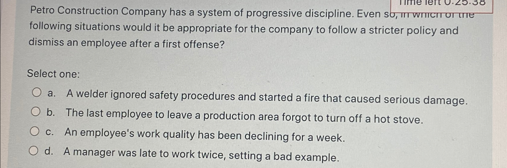 Solved following situations would it be appropriate for the | Chegg.com