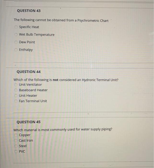 Solved please answer them all, they are all multiple choice | Chegg.com