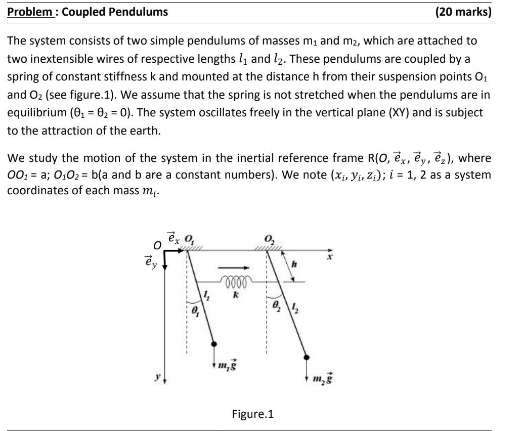 Solved III. Solution of the coupled differential equations | Chegg.com