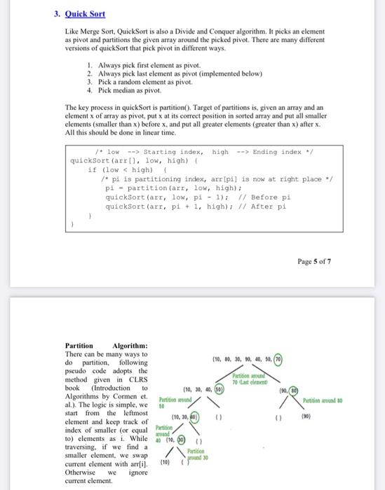 Solved JAVA - I want to apply algorithms to another example | Chegg.com