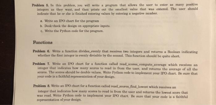 Solved Problem 5. In this problem, you will write a program | Chegg.com