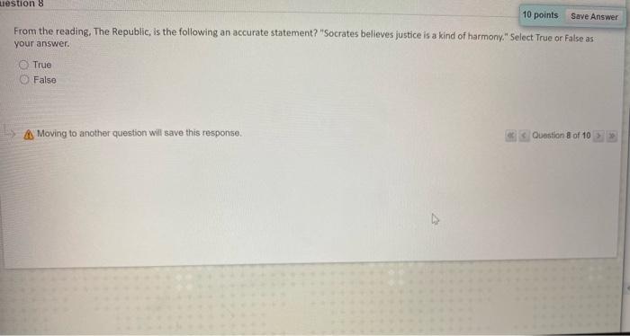 Solved uestion 8 10 points Save Answer From the reading, The | Chegg.com