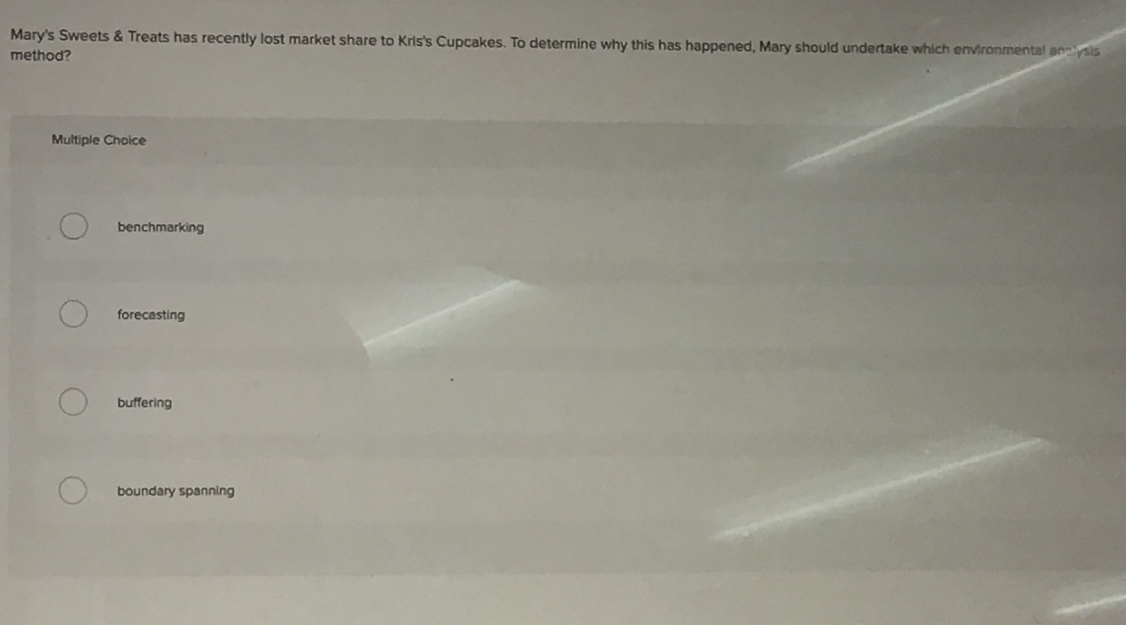 Solved Mary's Sweets & Treats has recently lost market share