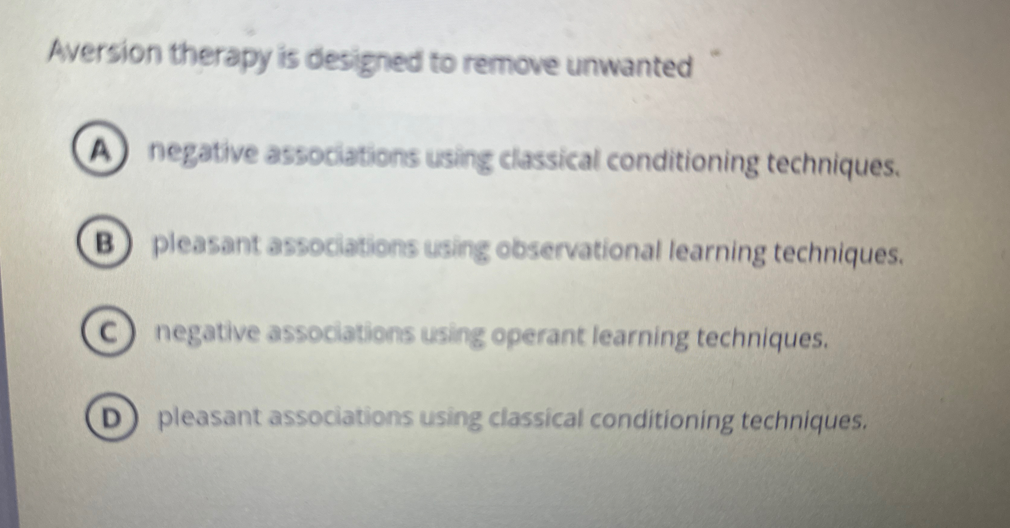 Curated visual reference: Fresh Look at Solved Aversion Therapy Is Designed To Remove