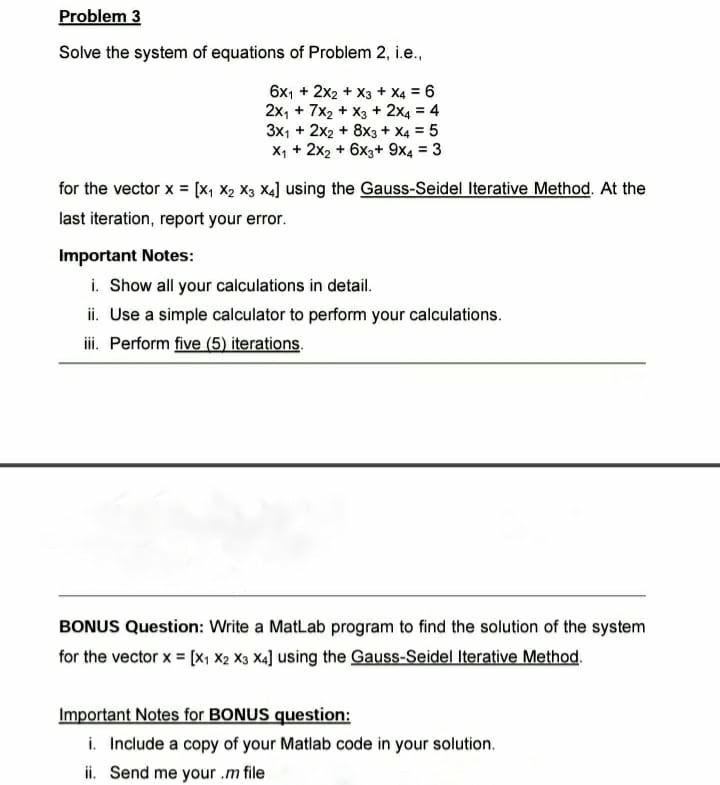 Solved Need help with Numerical Methods Assignment. PLEASE | Chegg.com