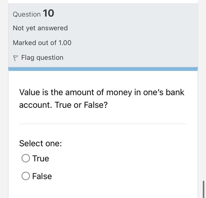 Solved Question 30 Not yet answered Marked out of 1.00 Flag | Chegg.com