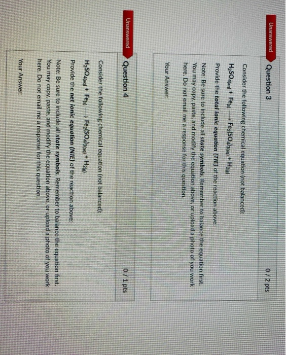 Solved Unanswered Question 3 0 / 2 pts Consider the | Chegg.com