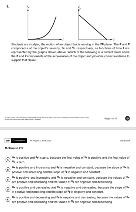 Solved Students are studying the motion of an object that is | Chegg.com