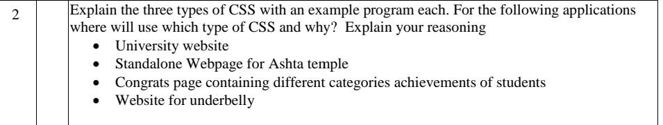 Solved Explain the three types of CSS with an example | Chegg.com