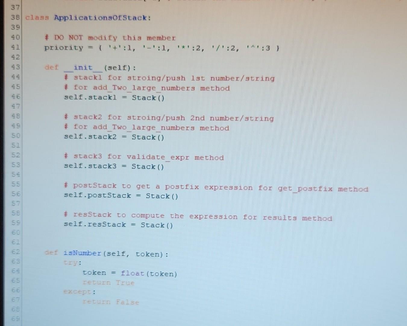 in python you need to implement specified | Chegg.com