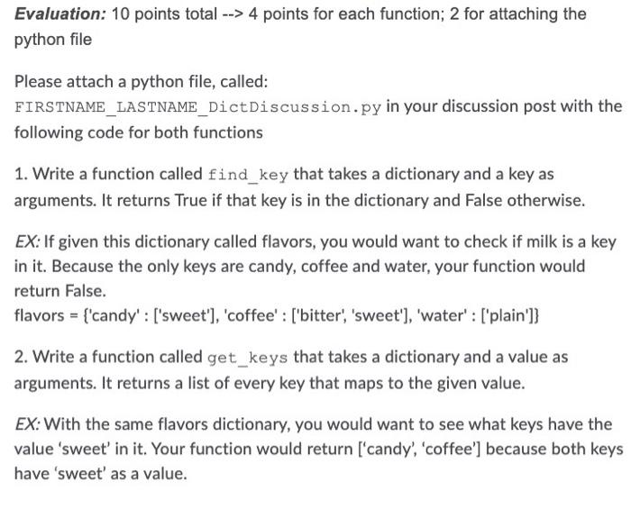 Solved Evaluation: 10 points total --> 4 points for each | Chegg.com