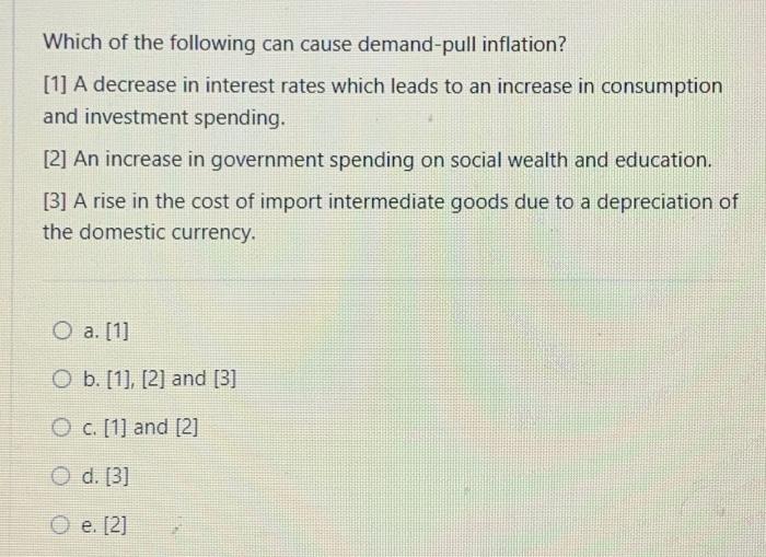 Solved Which one of the following is the cause of | Chegg.com