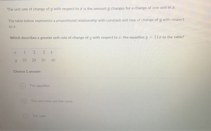 solved-the-unit-rate-of-change-of-y-with-respect-to-x-is-the-chegg