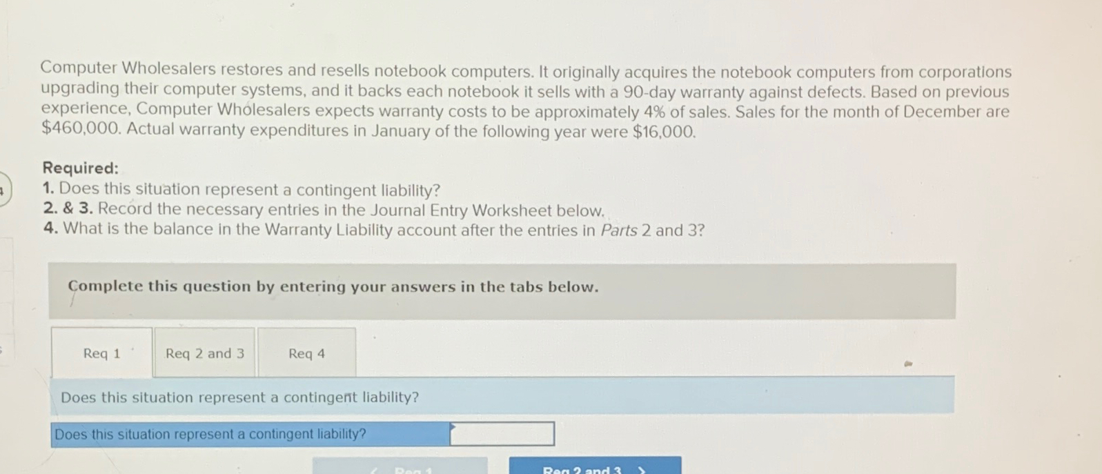 Solved Computer Wholesalers restores and resells notebook