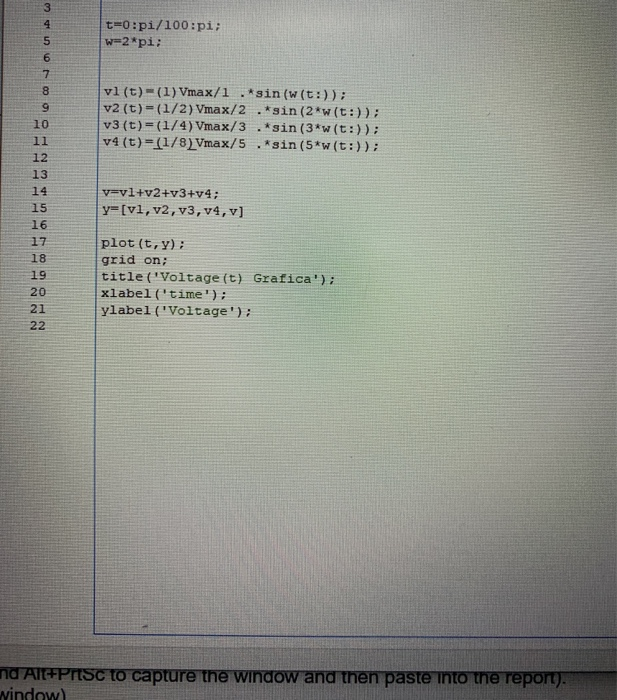 Solved Create a new simulation using FreeMat that will add | Chegg.com
