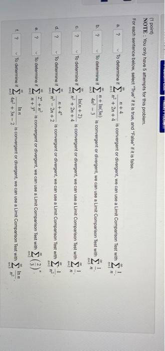 Solved VODICE (1 point) NOTE: You only have 5 attempts for | Chegg.com