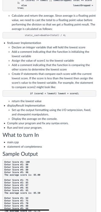 Solved Write a program that calculates the average of a | Chegg.com